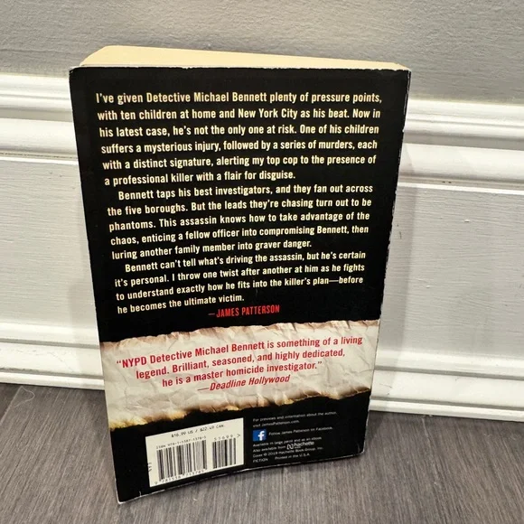 James Patterson 'Ambush' Thriller Paperback Adult Chapter Book - Picture 2 of 7